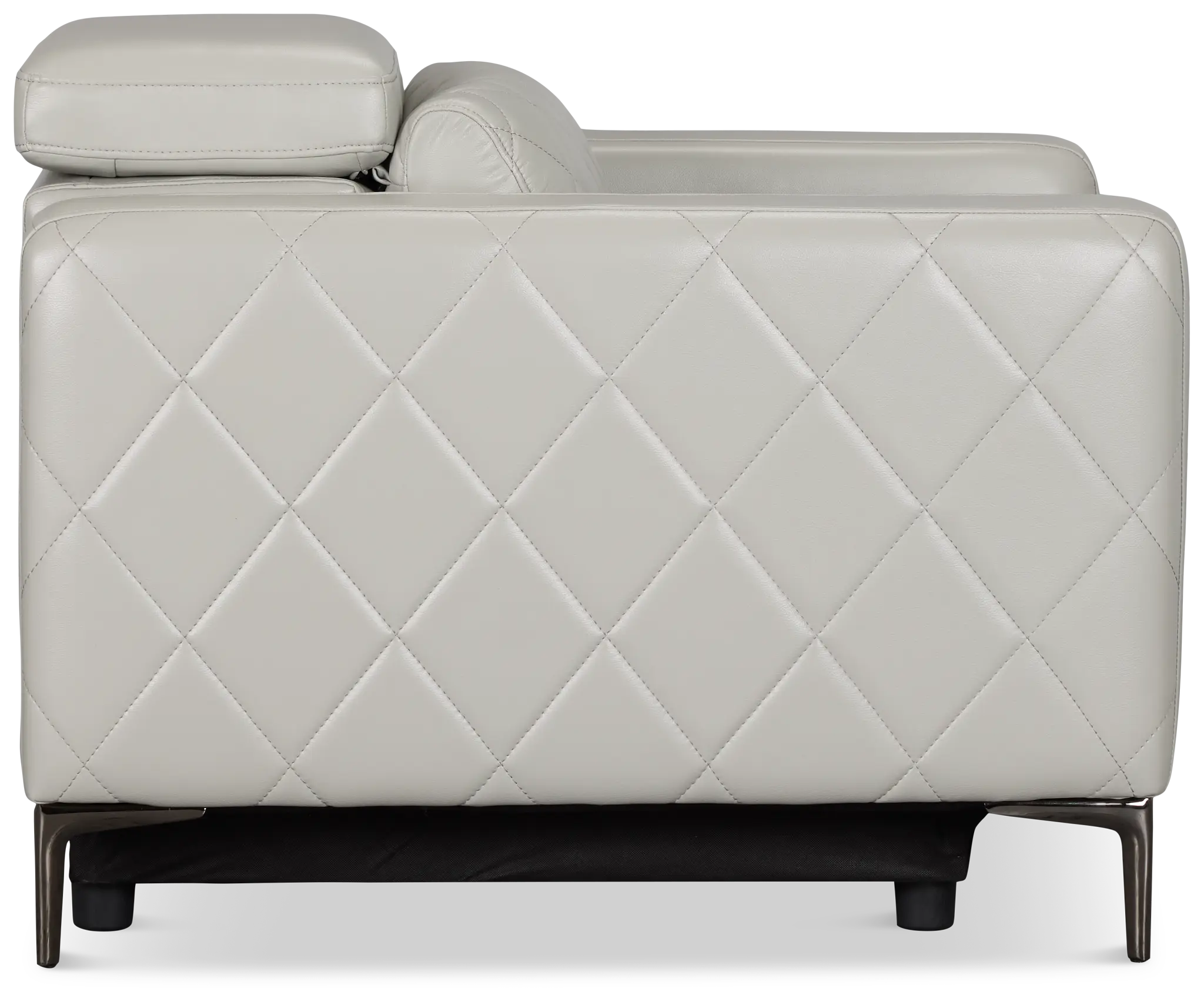 Ava Light Gray Micro Power Recliner Ava Light Gray Micro Power Recliner