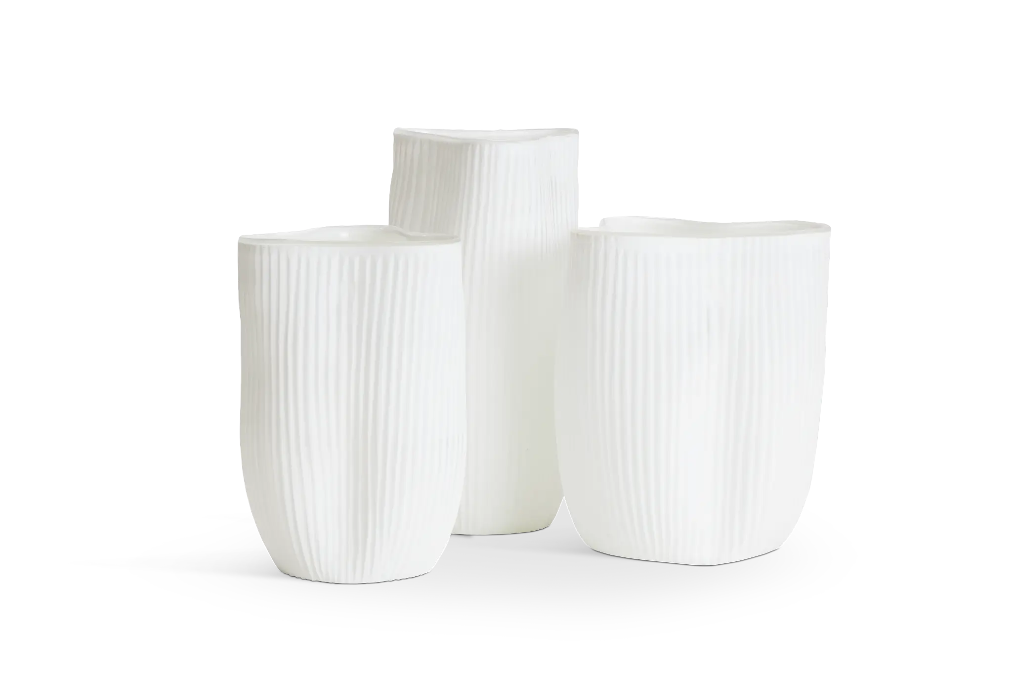 Niola White Medium Vase Niola White Medium Vase