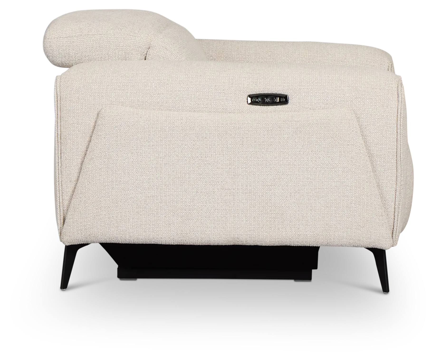 Reyna Light Beige Fabric Power Recliner