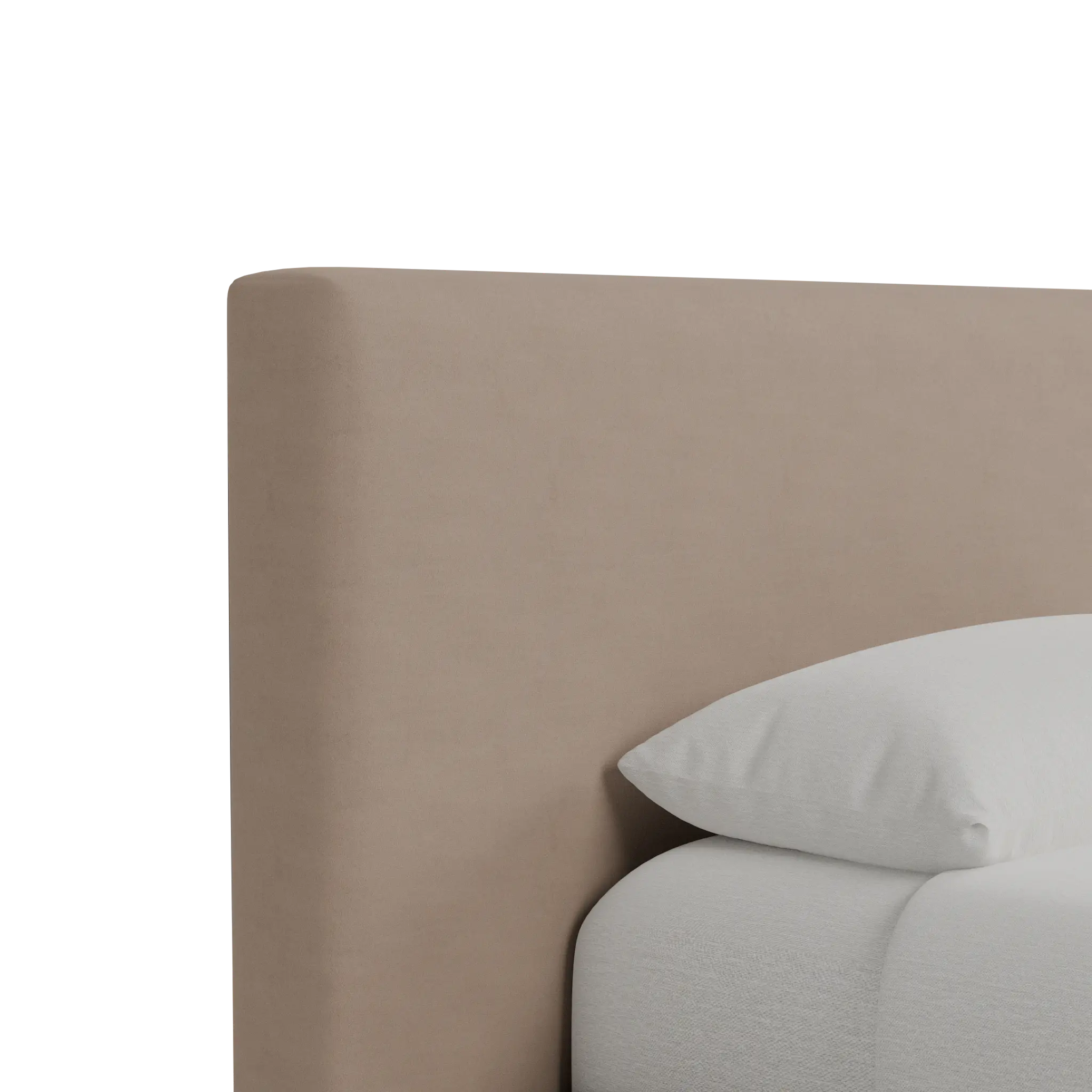 Grayton Joya Beige 44" Upholstered Platform Bed Grayton Joya Beige 44" Upholstered Platform Bed