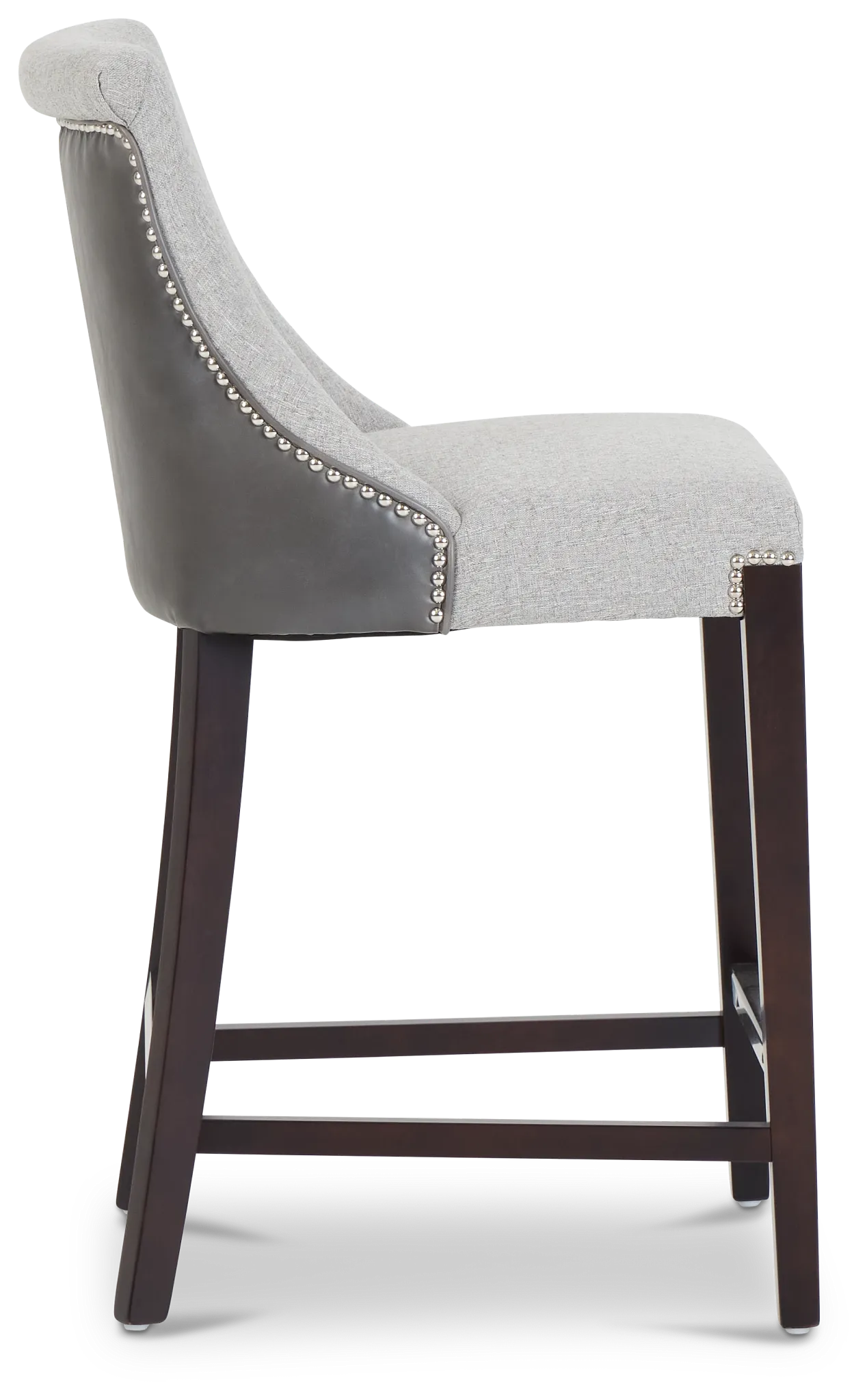 Brynn Light Gray Micro 24" Barstool