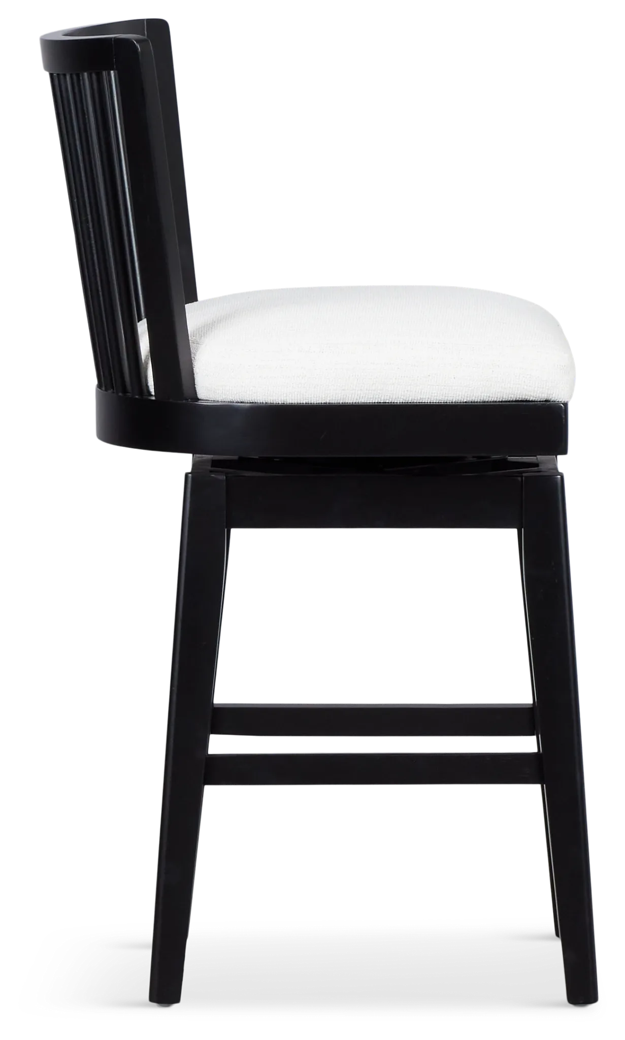 Southlake Black 24" Swivel Barstool