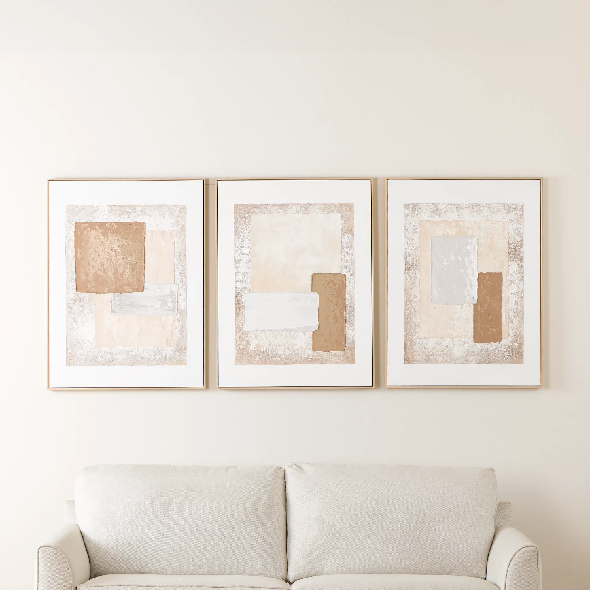 Marya Brown Set Of 3 Framed Wall Art