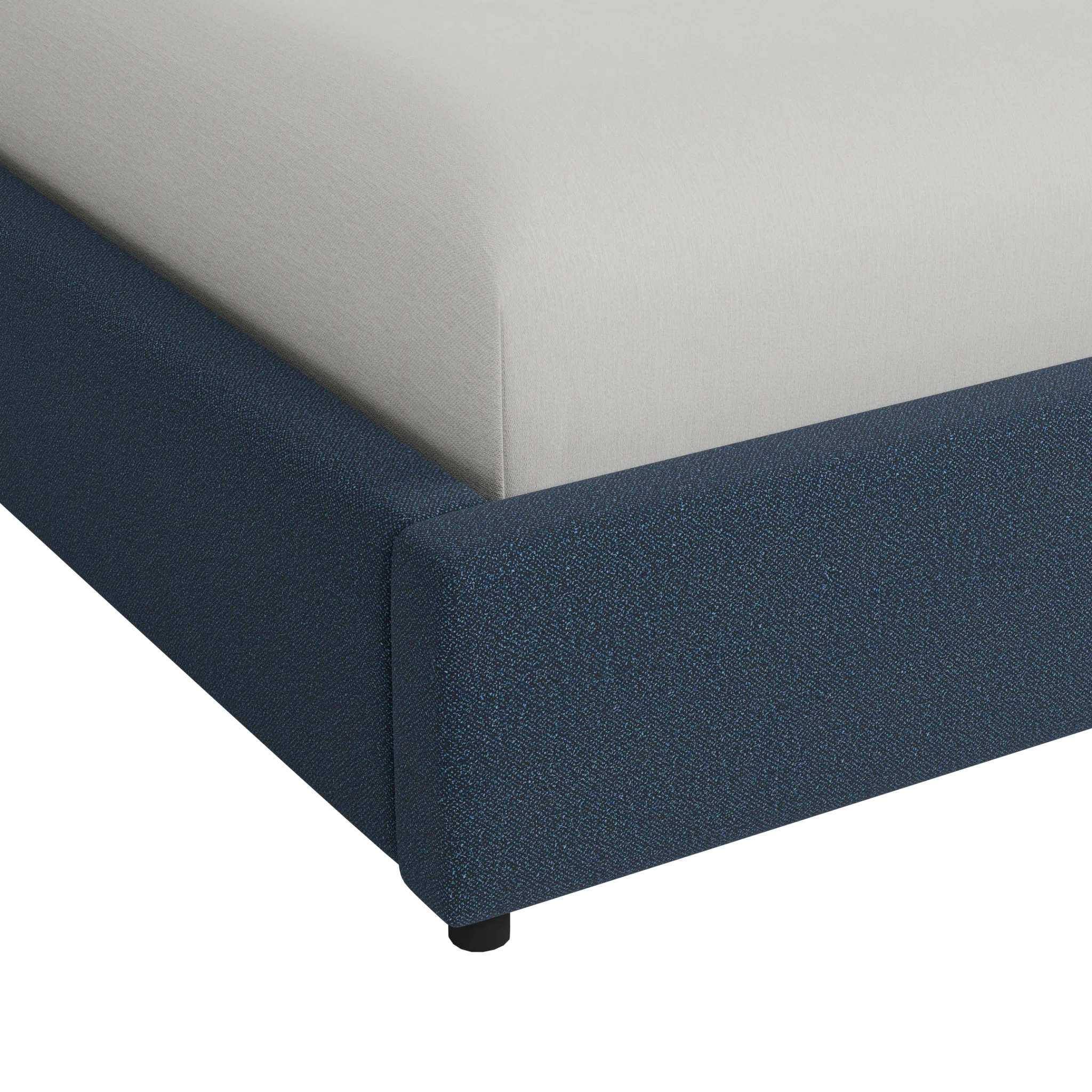 Grayton Elite Navy 54" Upholstered Platform Bed