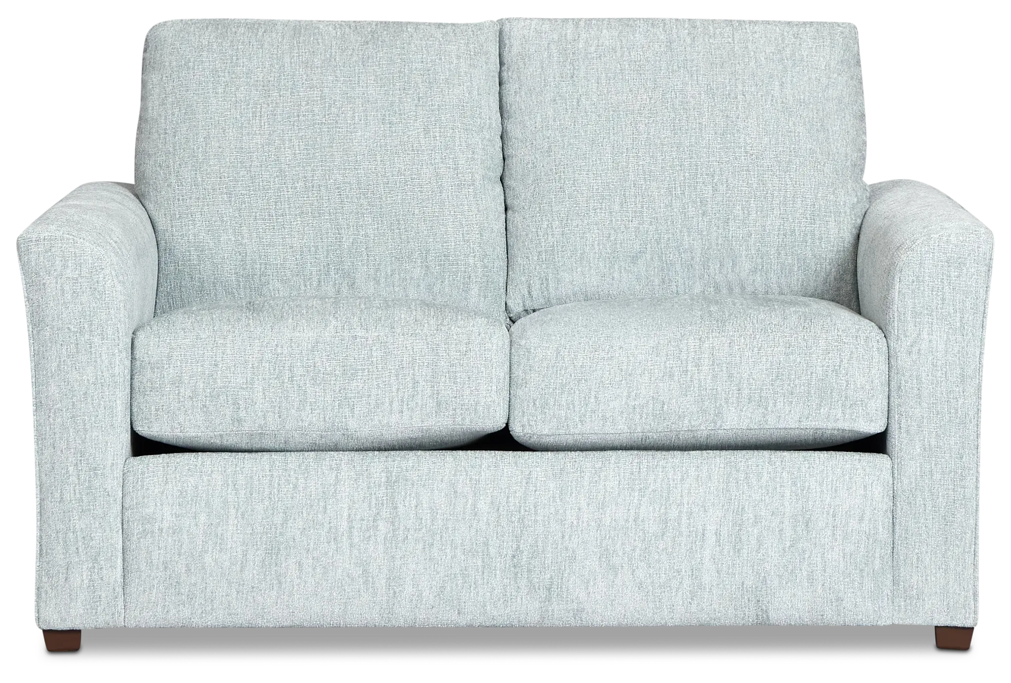 Shore Light Blue Fabric Loveseat Shore Light Blue Fabric Loveseat