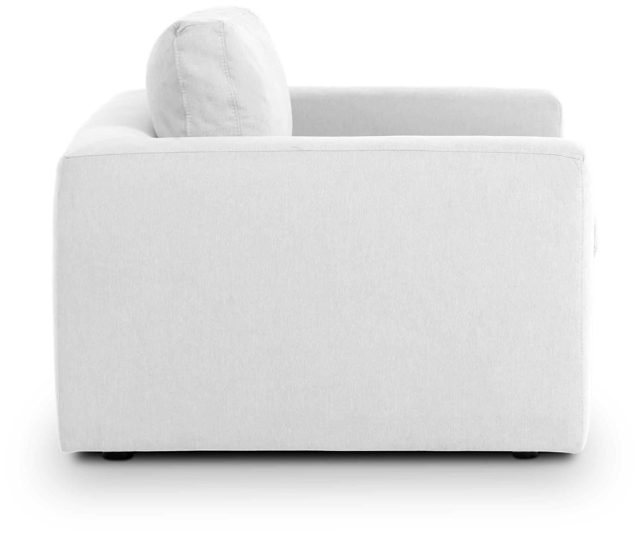 Grant White Fabric Chair