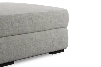 Edgewater Elevation Khaki Ottoman