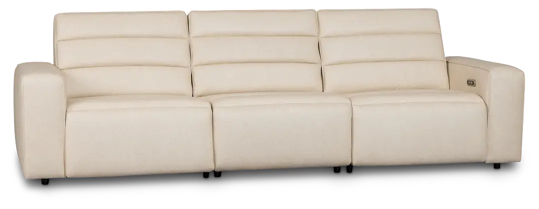 Sawyer Ivory Micro 3-piece Modular Power Sofa Sawyer Ivory Micro 3-piece Modular Power Sofa