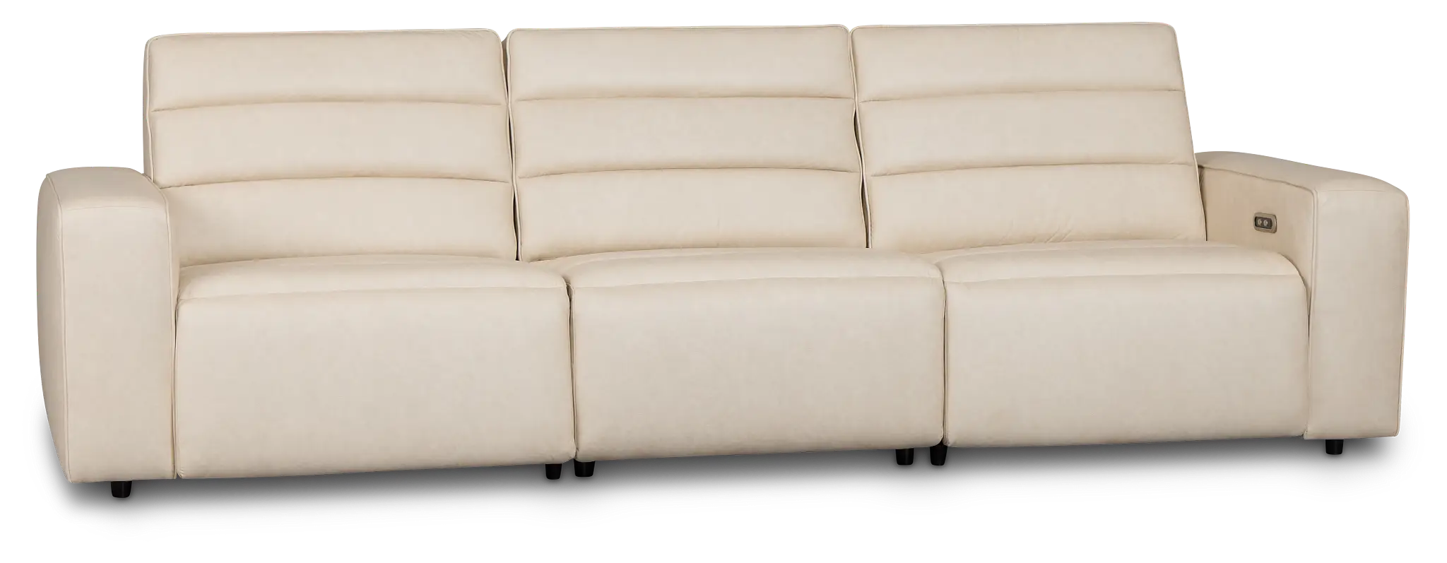 Sawyer Ivory Micro 3-piece Modular Power Sofa Sawyer Ivory Micro 3-piece Modular Power Sofa