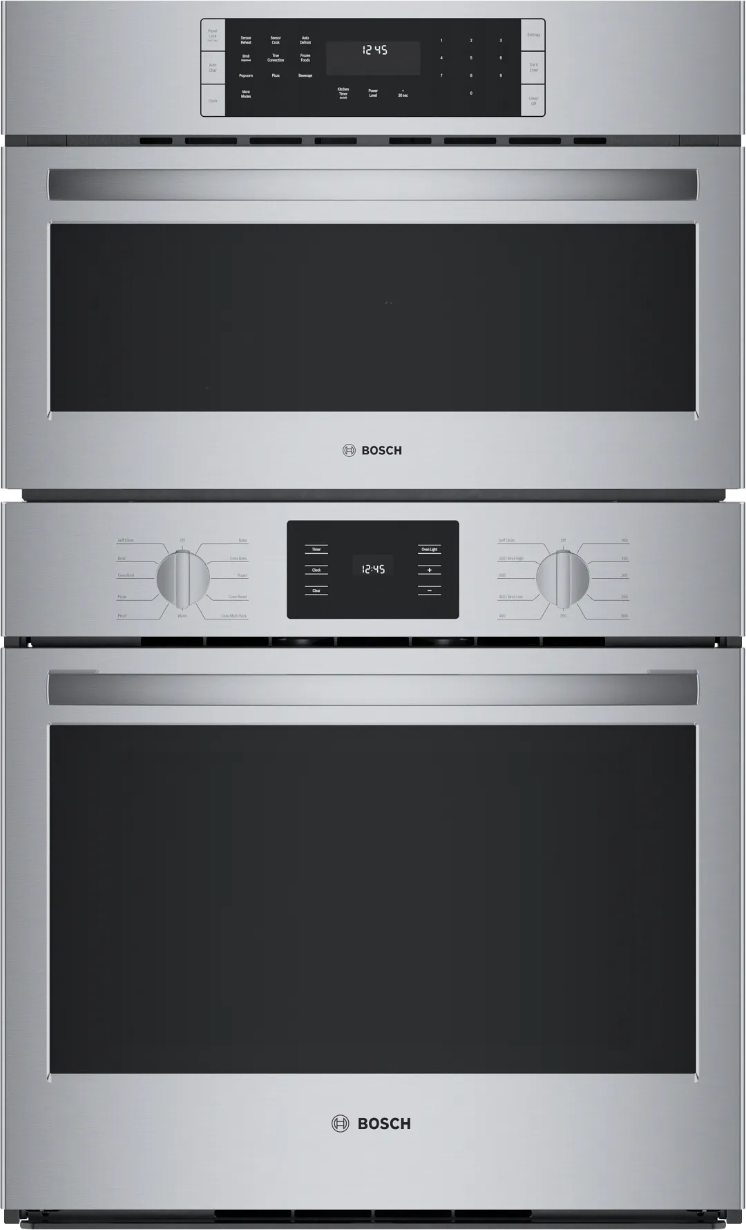 Bosch 500 Series Stainless Steel 30" Electric Oven And Microwave Combo