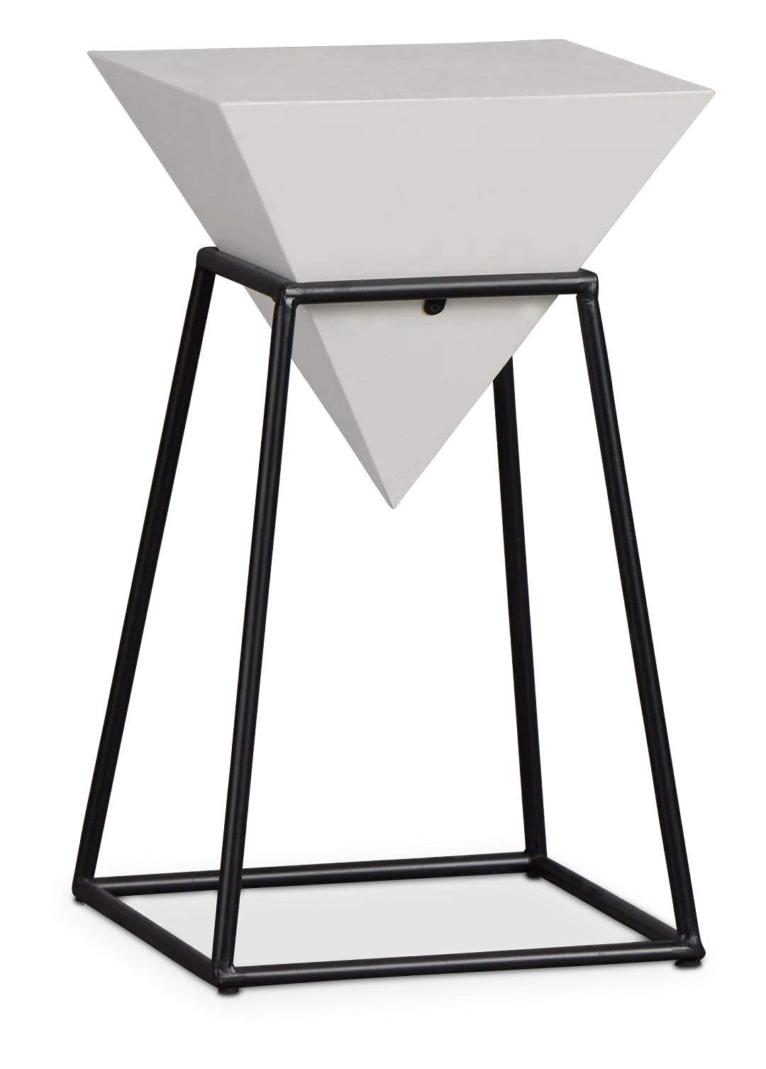 Roxy White Accent Table