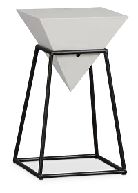 Roxy White Accent Table