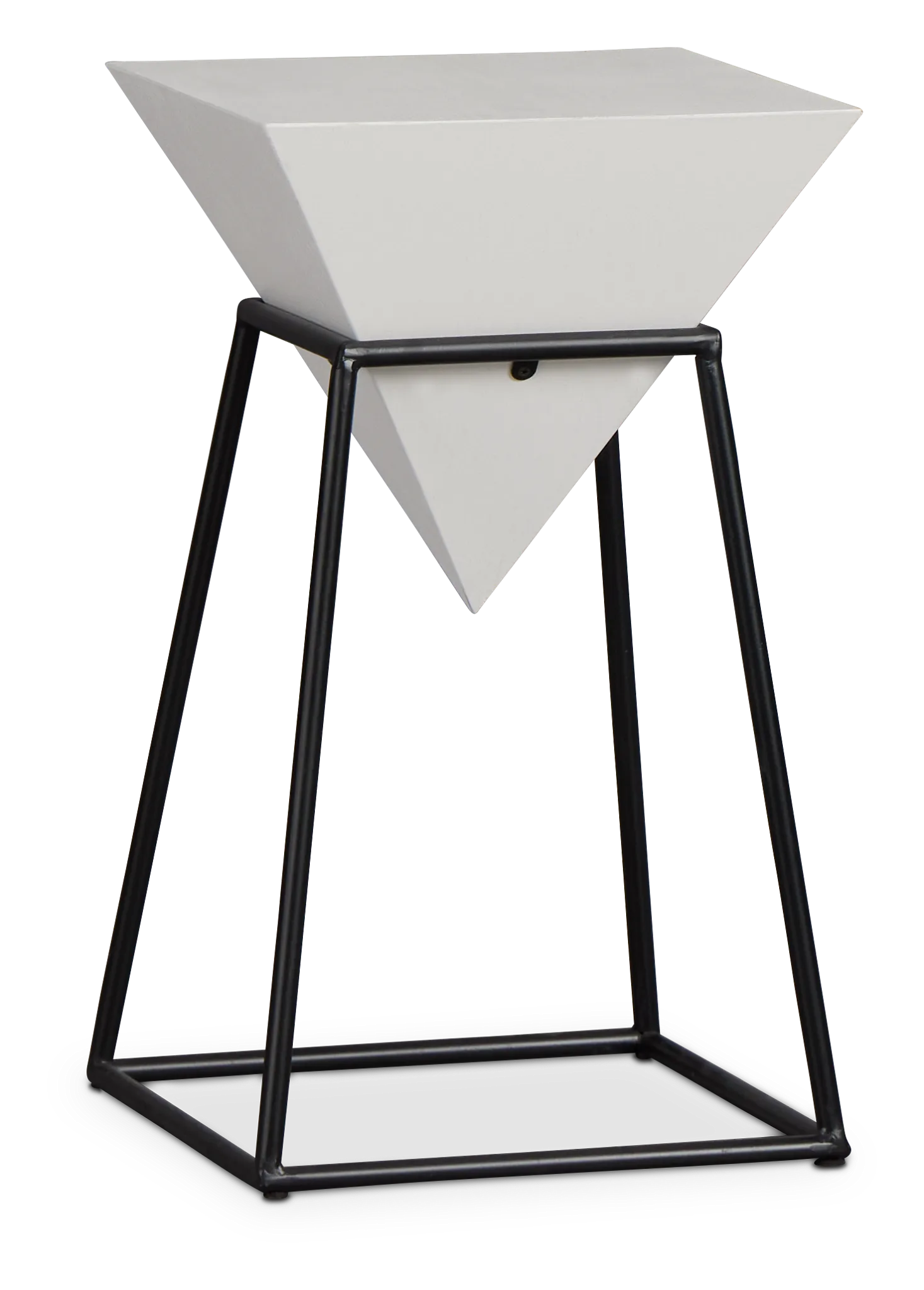 Roxy White Accent Table