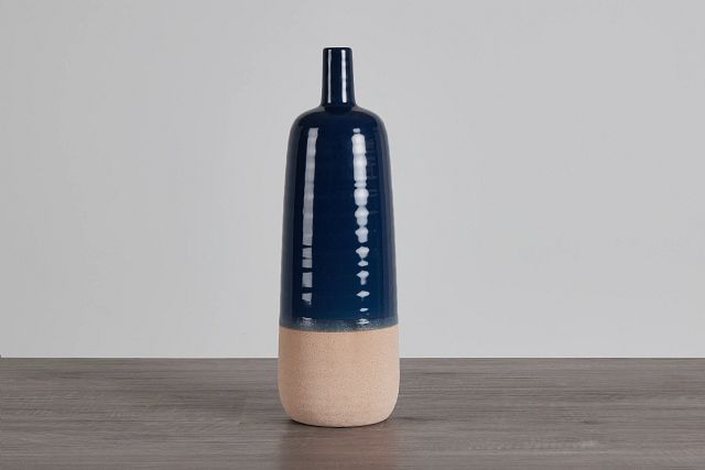 Rylan Dark Blue Large Vase (0)