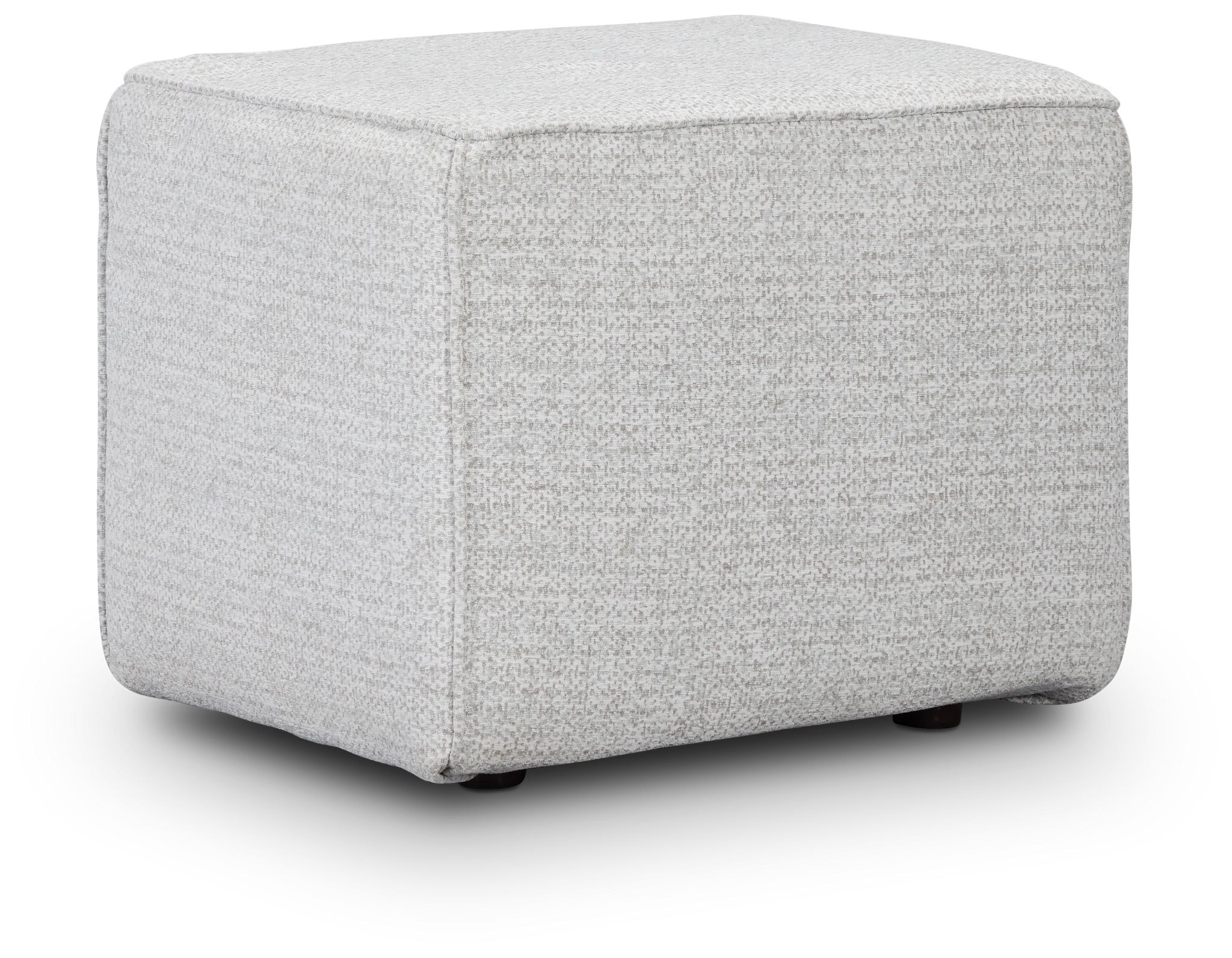 Zeta Light Blue Accent Pouf