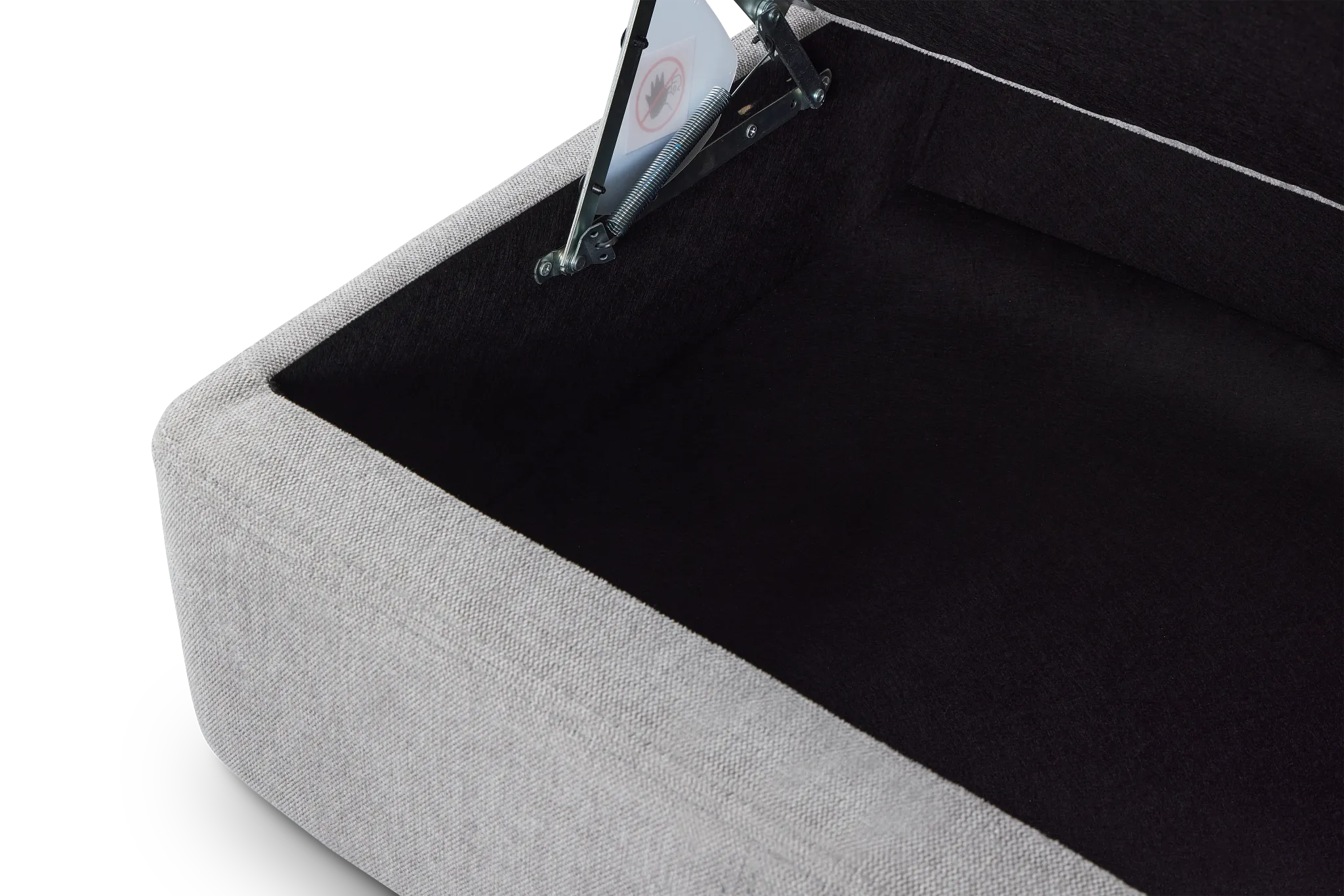 Callum Light Gray Storage Medium Left Triple Power Chaise Sleepr Sectional