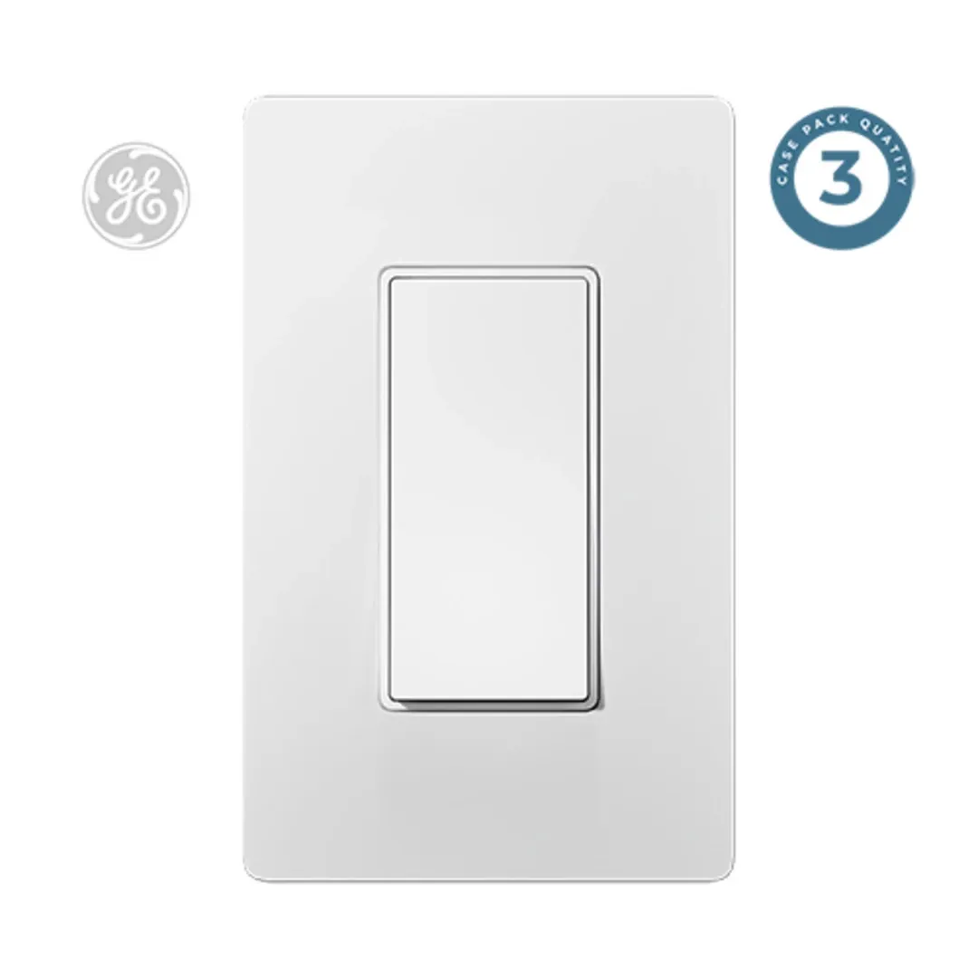 Ge Proseo/flex Wifi Paddle White Smart Light Switches & Dimmers