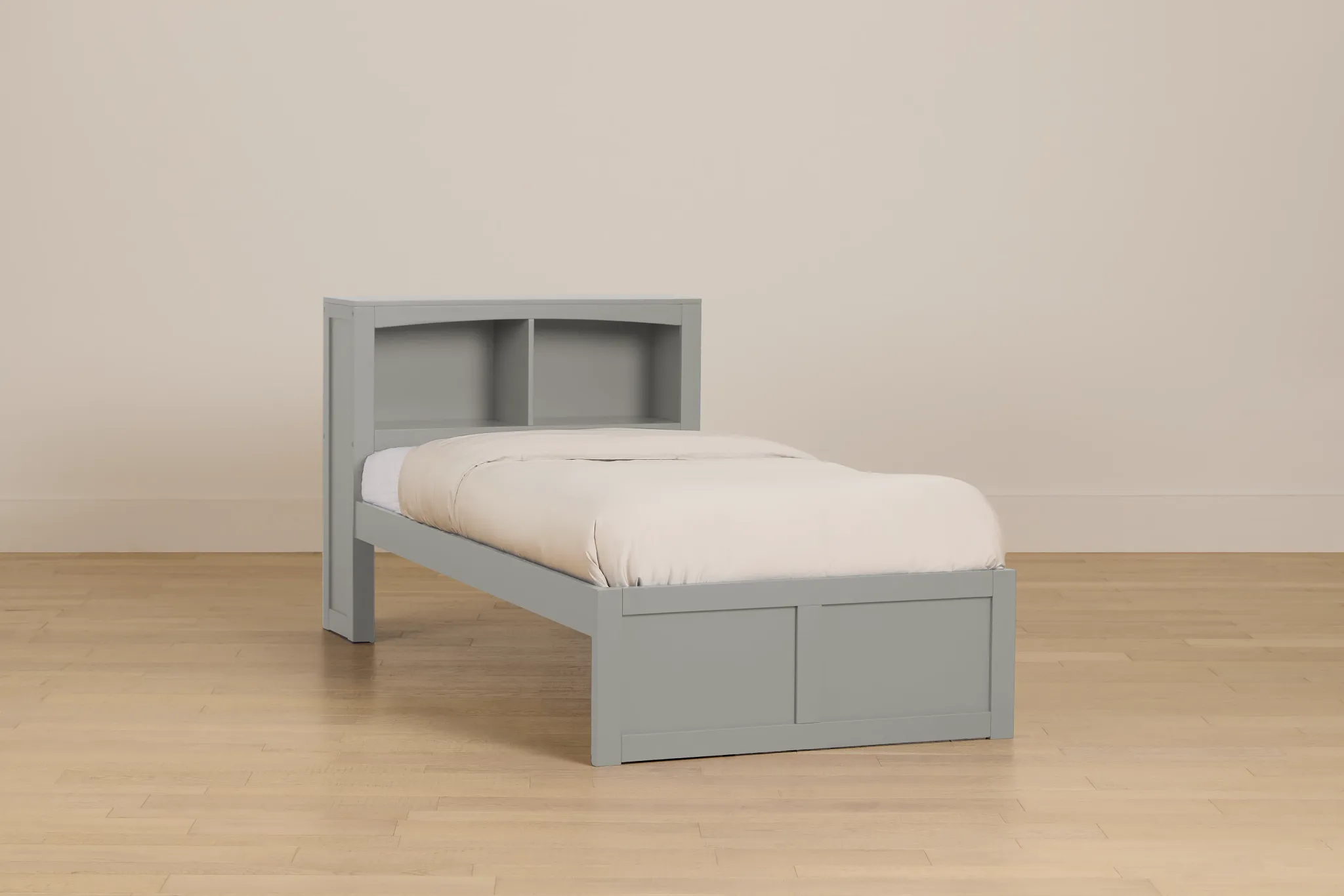 Charleston Gray Bookcase Bed