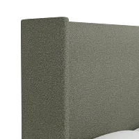 Captiva Sutton Green 60" Upholstered Shelter Bed