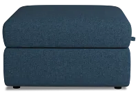 Citymod Blue Fabric Storage Ottoman