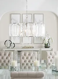 Tory Silver Chandelier