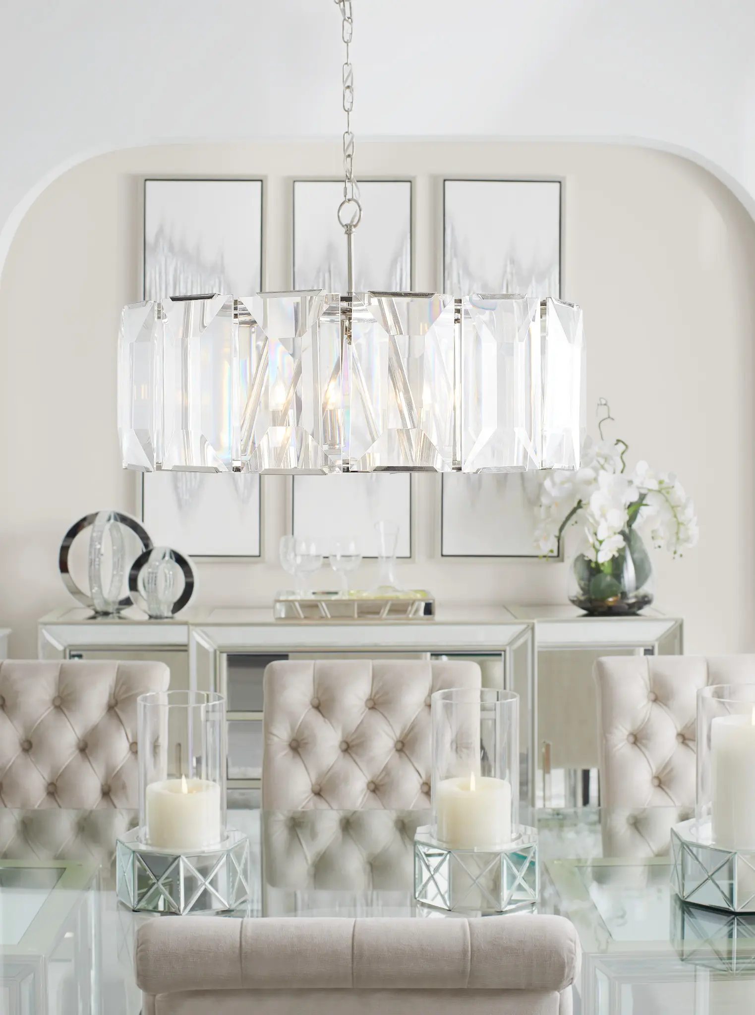 Tory Silver Chandelier Tory Silver Chandelier