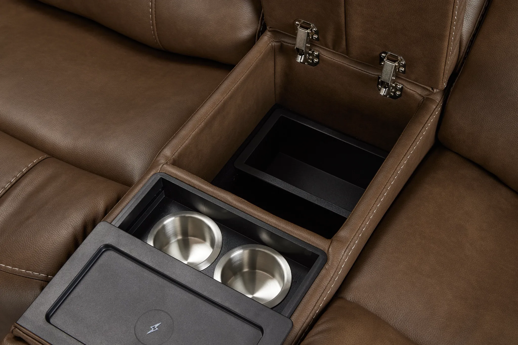 Jayden Brown Micro Large Triple Power Reclining Two-arm Sectional