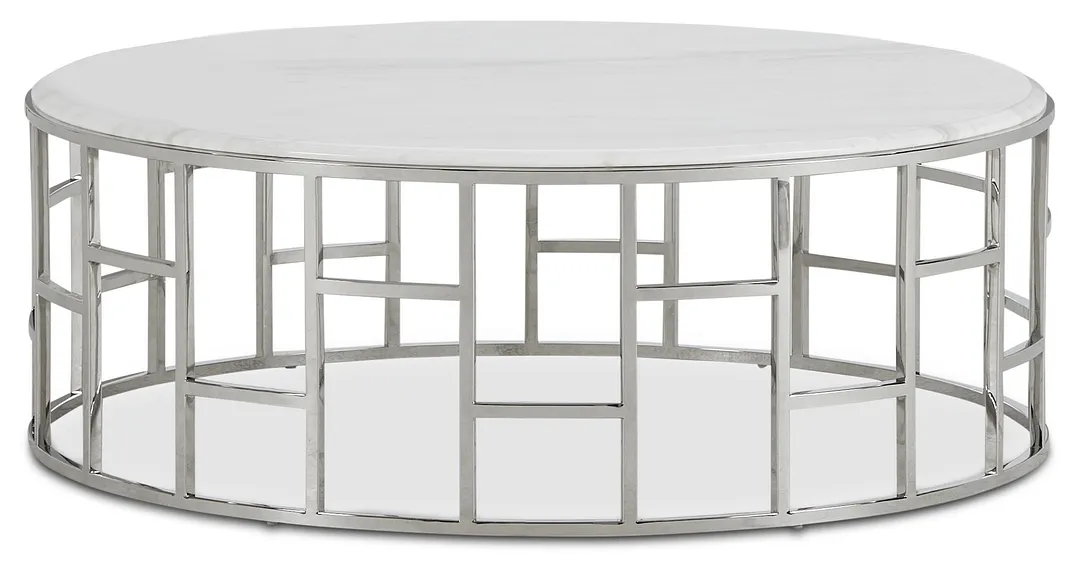 Koda Marble Round Coffee Table