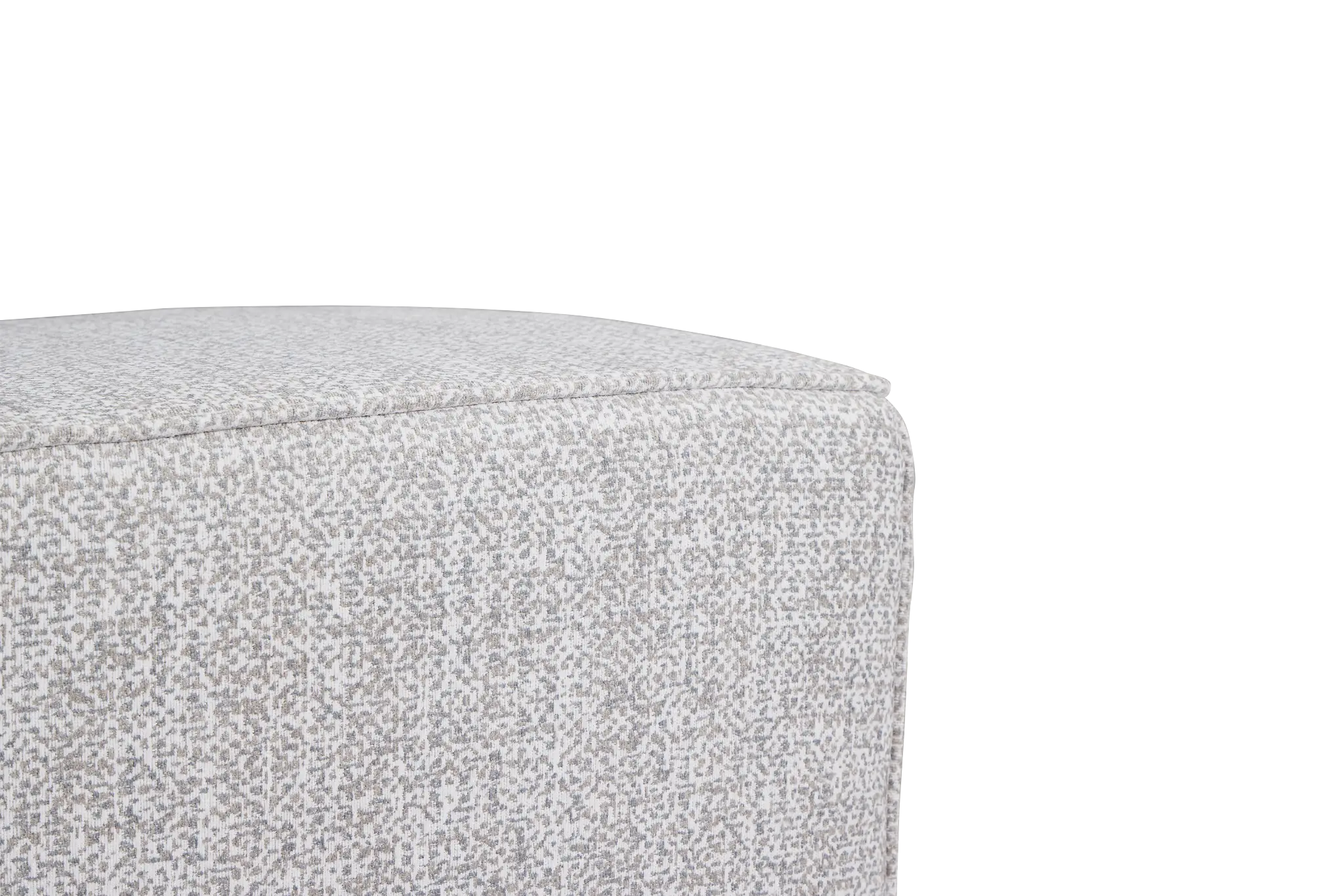 Zeta Pewter Accent Pouf Zeta Pewter Accent Pouf