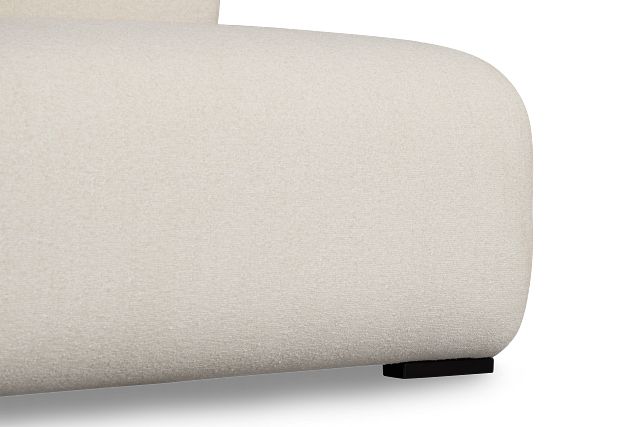 Celeste Light Beige Fabric Armless Chair