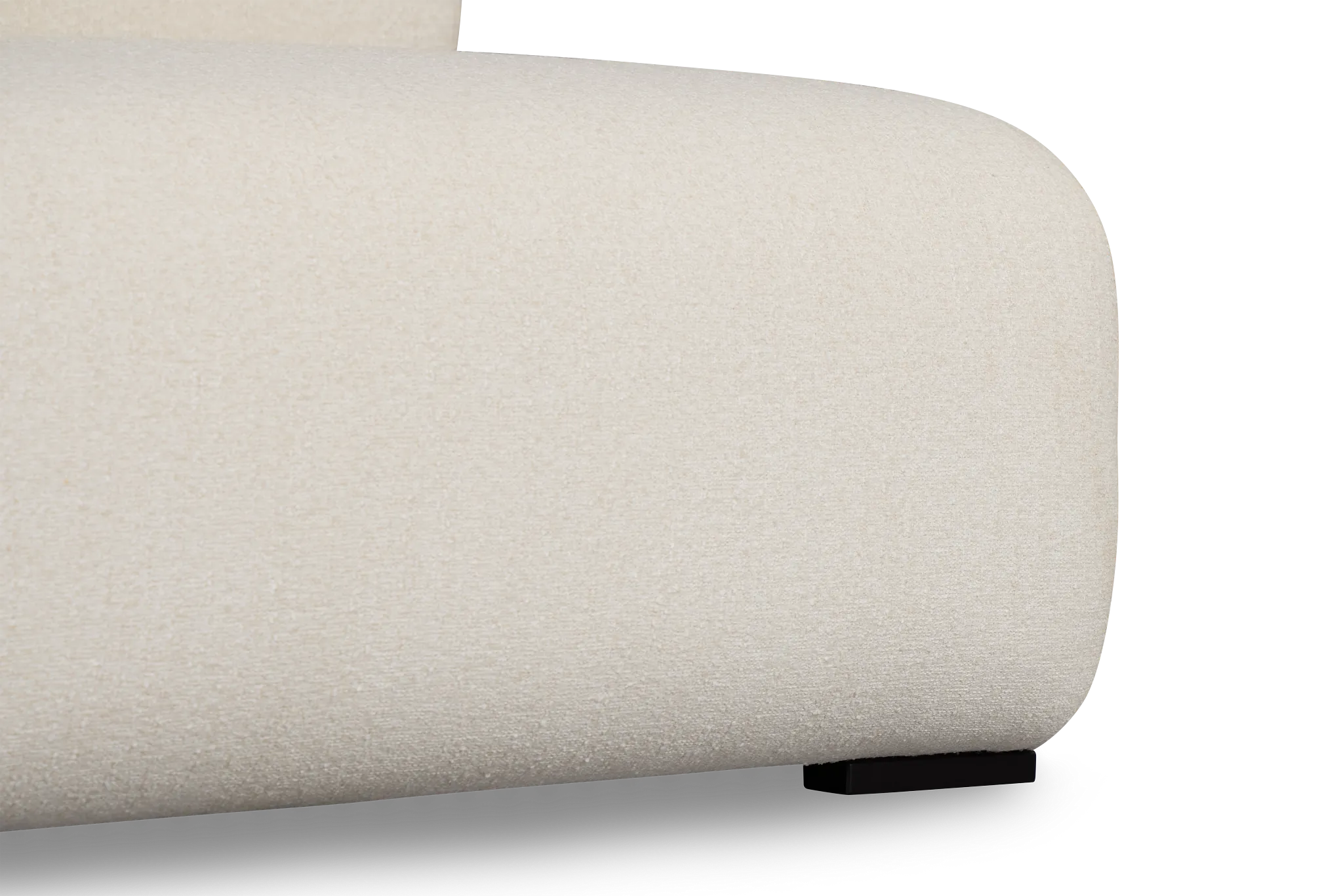 Celeste Light Beige Fabric Armless Chair