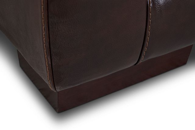 Alexander Dark Brown Leather Sofa (7)