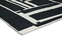 Jumi Black Indoor/outdoor 2x3 Area Rug