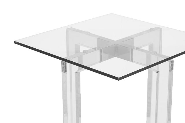 Denmark Acrylic Square End Table