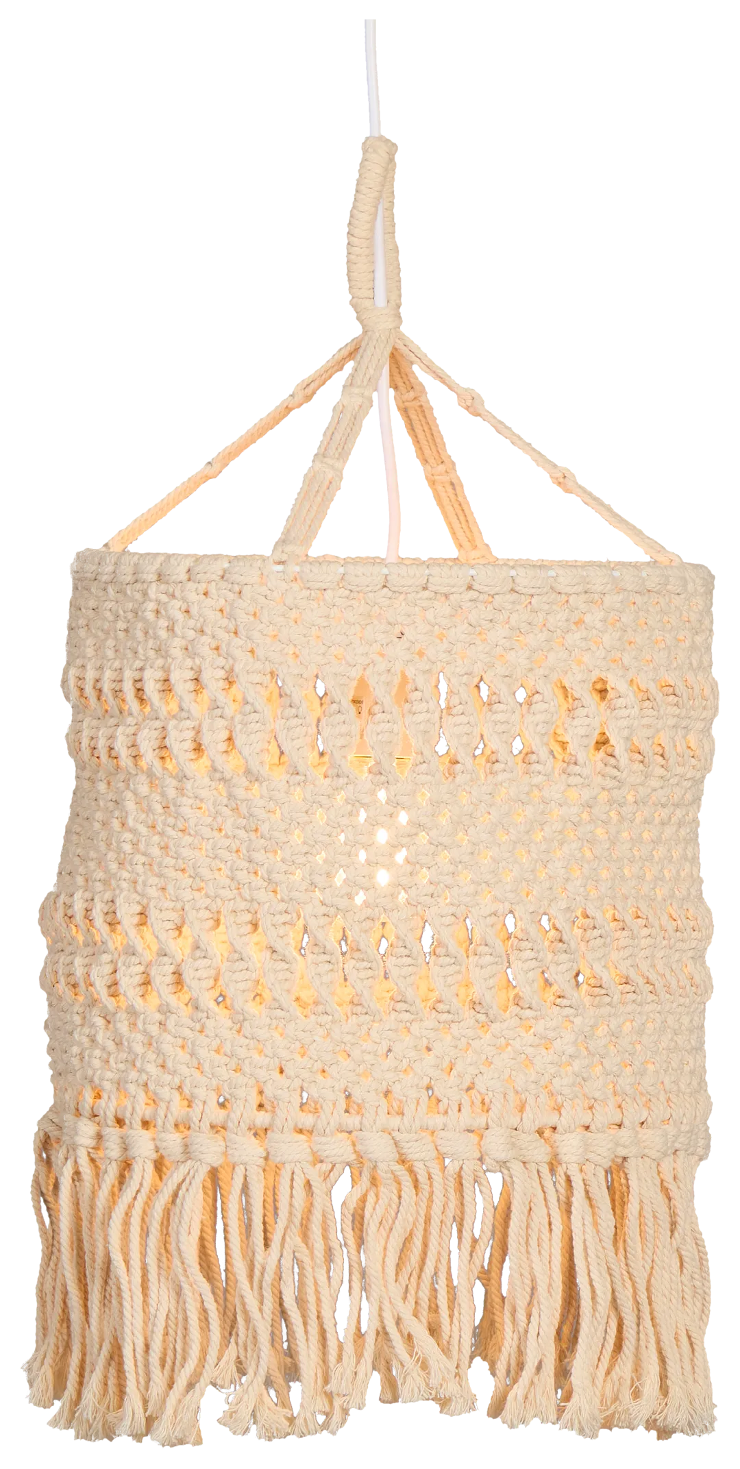 Fringe Beige Pendant