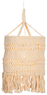 Fringe Beige Pendant