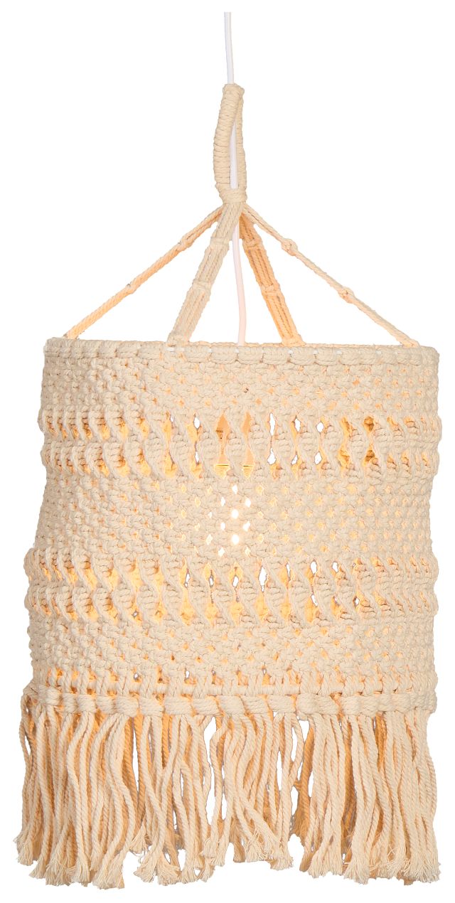 Fringe Beige Pendant