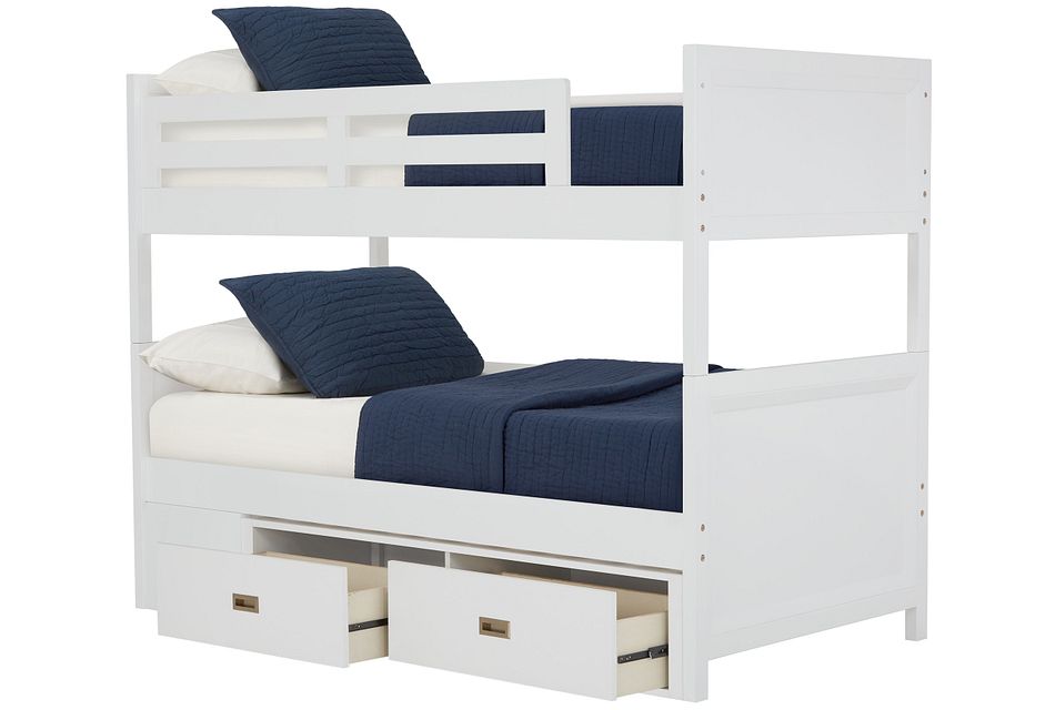 Ryder White Storage Bunk Bed Baby Kids Bunk Beds City Furniture