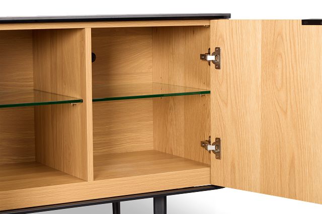 Kayden Light Tone Four-door Cabinet