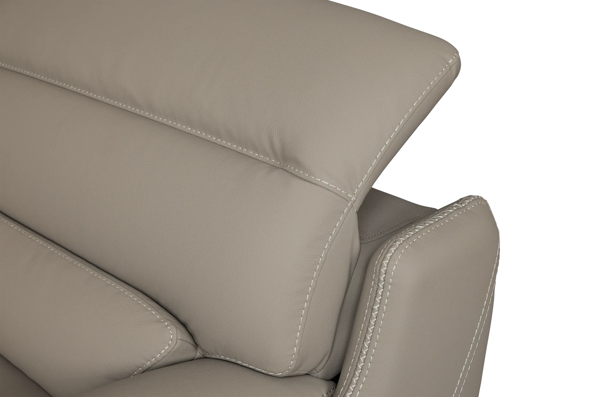 Jett Gray Micro Small Two-arm Power Reclining Sectional