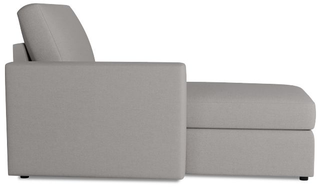 Citymod Light Gray Fabric Left Chaise