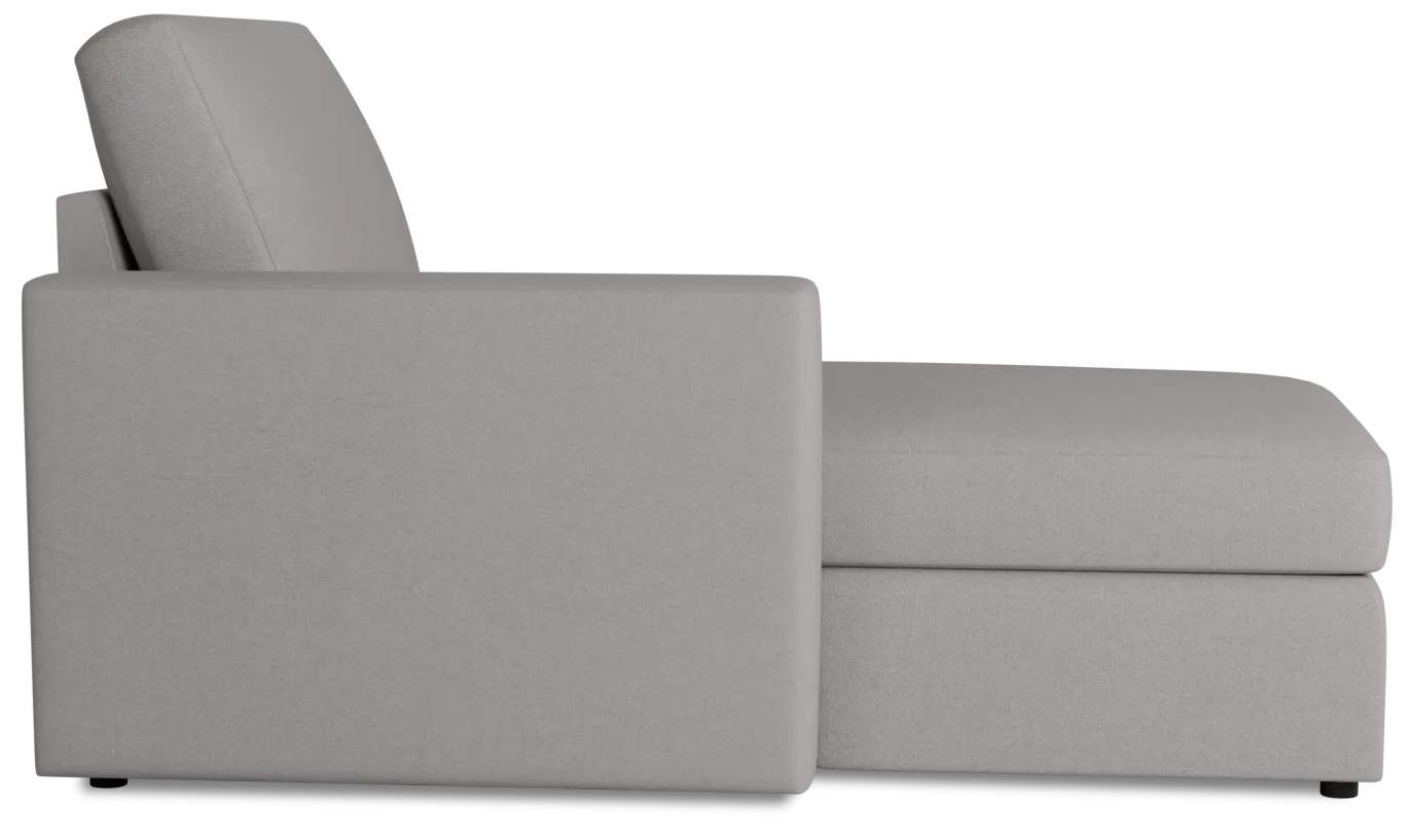 Citymod Light Gray Fabric Left Chaise