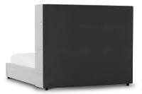 Captiva Natural Beauty Gray 60" Upholstered Shelter Bed