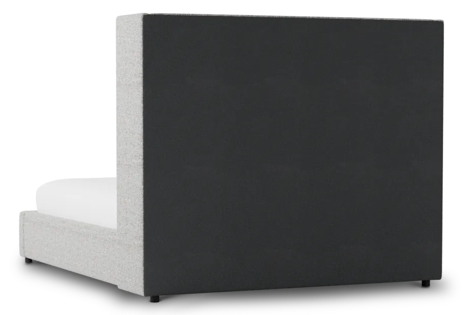 Captiva Natural Beauty Gray 60" Upholstered Shelter Bed