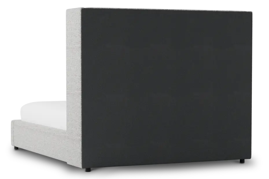 Captiva Natural Beauty Gray 60" Upholstered Shelter Bed Captiva Natural Beauty Gray 60" Upholstered Shelter Bed