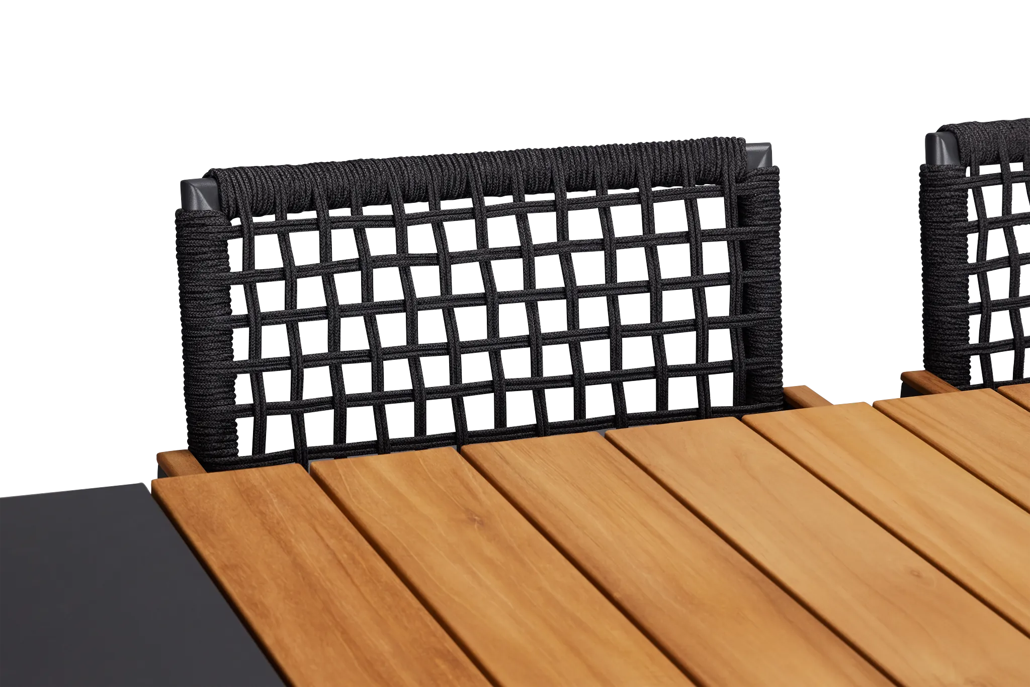 Sunrise Teak 65" Rectangular Table & 4 Teak Arm Chairs