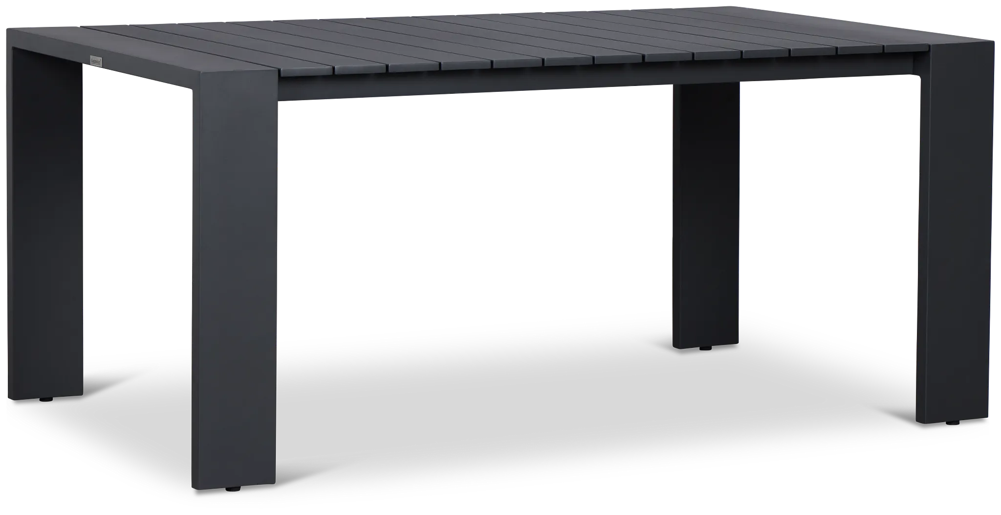 Sunrise Dark Gray 65" Rectangular Table