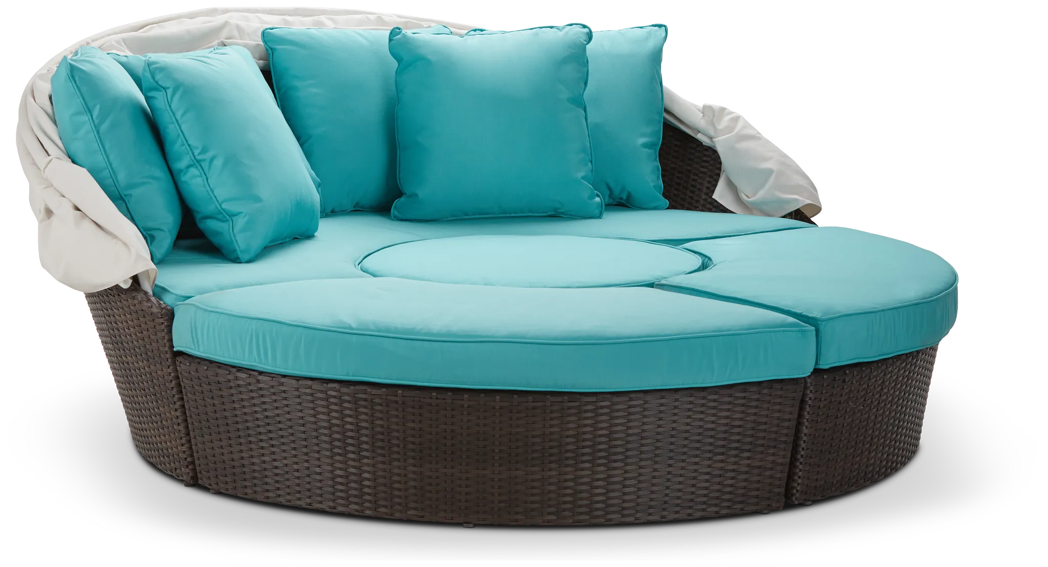 Fina Dark Teal Canopy Daybed