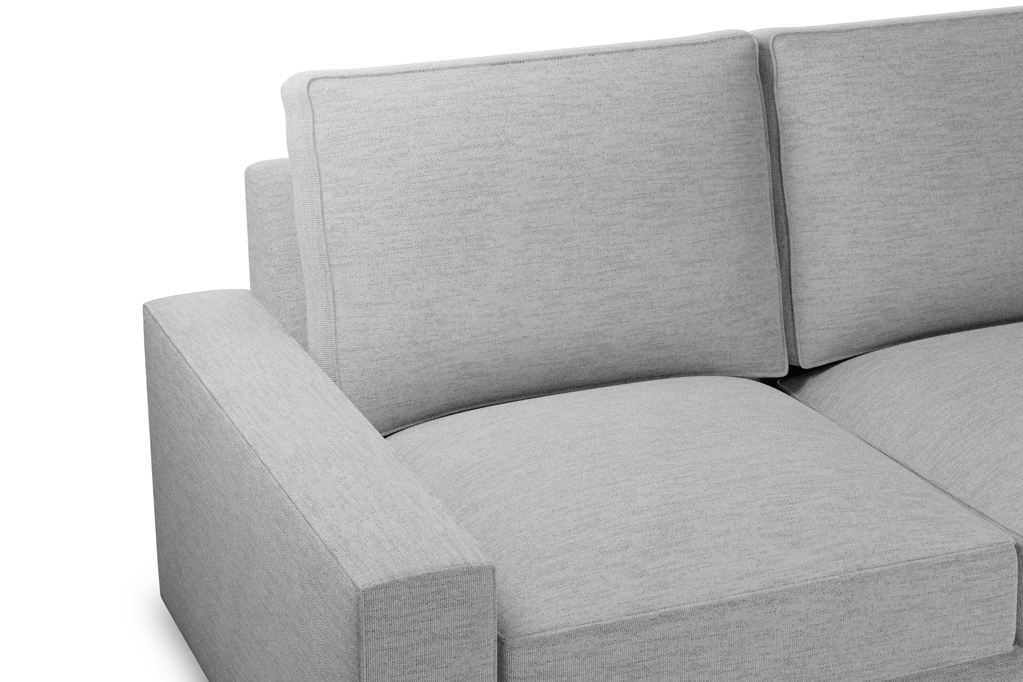 Edgewater Maguire Gray Medium Two-arm Sectional Edgewater Maguire Gray Medium Two-arm Sectional