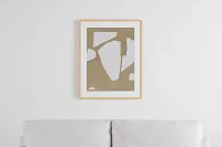 Wynn Beige Framed Wall Art